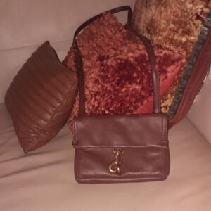 🌺ETIENNE AIGNER ELEGANT BROWN LEATHER Crossbody
